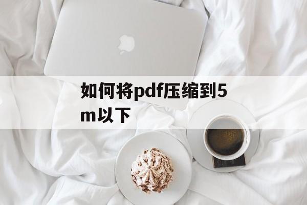 如何将pdf压缩到5m以下